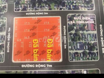 Bán 9 lô đất thổ  cư  ngay trung tâm xã Tịnh Minh