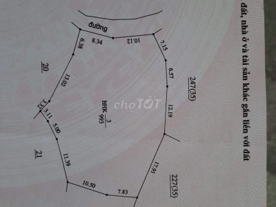 Chính chủ kẹt tiền cần bán 1000m2 đất vườn BSơn