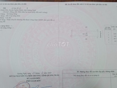 Đất giá rẻ, đường bê-tông 5m - Hành Đức