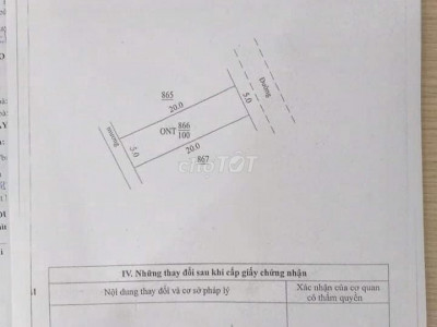 Can ban :Nhà cấp 4 đổ trụ 100m2