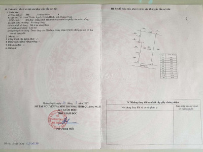 Bán đất Quãng Ngãi đường Nguyễn Công phương