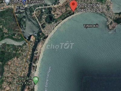 Mặt tiền biển ngay UBND xã Tịnh Kỳ giá 2 tỷ 550 tr