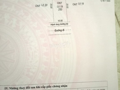 Đất Huyện Bình Sơn 250m²