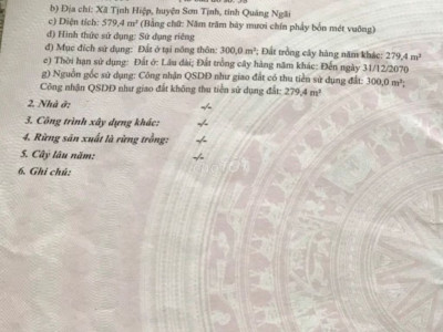 CC cần bán gấp vườn tịnh hiệp - giá 470tr