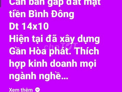 Giải quyết tài chính nên cần bán gấp