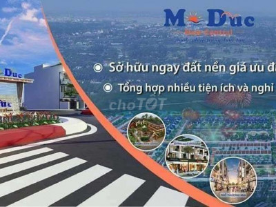 Đất Nền Trung Tâm Thị Trấn Mộ Đức