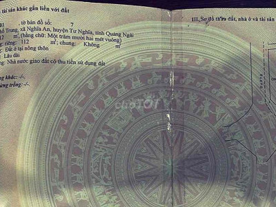 Bán nhanh lô 2MT thông Phổ Trung, xã Nghĩa An, huyện Tư nghĩa, QNgai