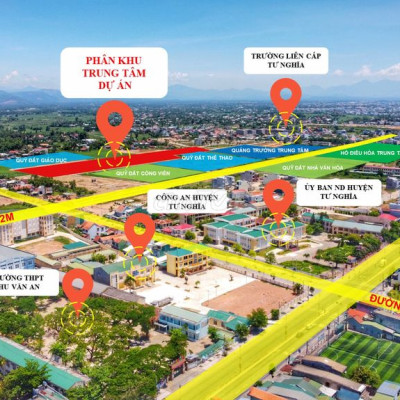 Đất ngay Trường liên cấp Huyện Tư Nghĩa giá rẻ