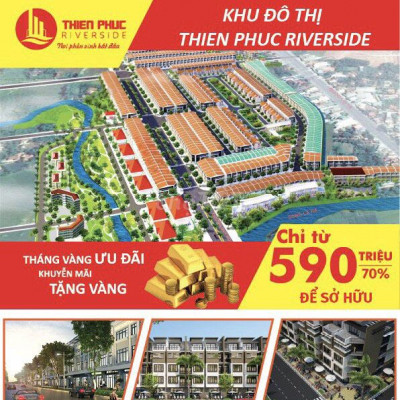 Thiên Phúc Riverside - Mặt tiền đường 32m