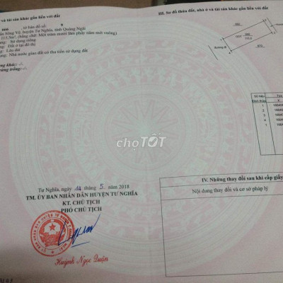 KDC vườn xùi trung tâm thị trấn sông vệ- tư nghĩa