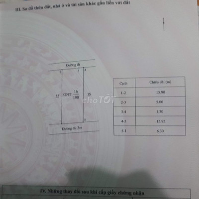 Bán đất nghĩa dõng gần ngã tư ba la