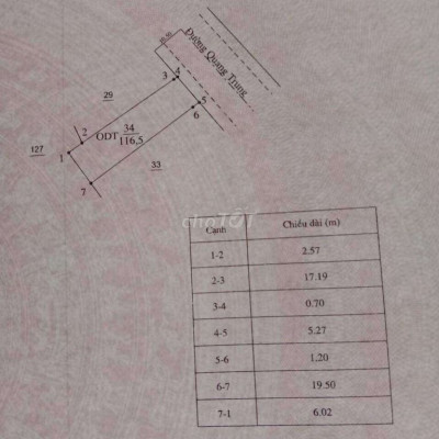 Nhà 2 mê mặt tiền Quang Trung gần chợ Gò Quán