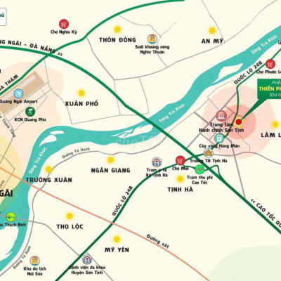 Đất nền trung tâm UBND mới huyện Sơn Tịnh