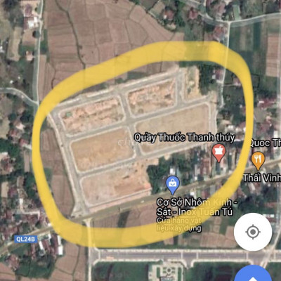 Bán lô đối diện TTHC mới Sơn Tịnh sụp hầm