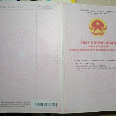 Chính chủ bán lô đôi Thị trấn La Hà giá 1 tỷ 495tr