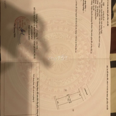 cần bán gấp lô đất thị trấn Mộ Đức Quảng Ngãi