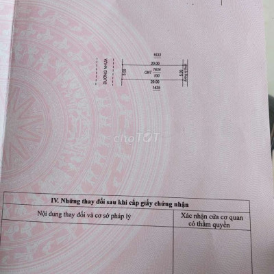 Cần bán đất thổ cư dự án bắc trung tâm mộ đức