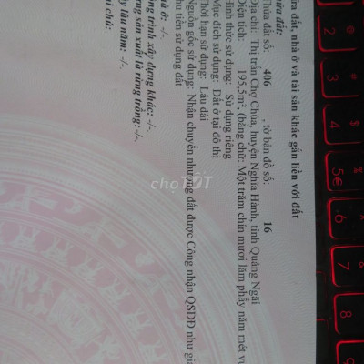 Bán gần 200m2 đất thị trấn chợ Chùa