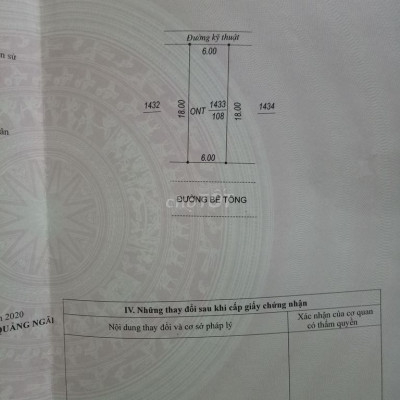 dat so do 108m2, kdc phuoc chanh phuoc thinh