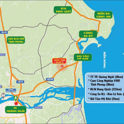 Đất Thổ cư ven bãi Tắm MỸ Khê_TP Quảng Ngãi_CK 8%