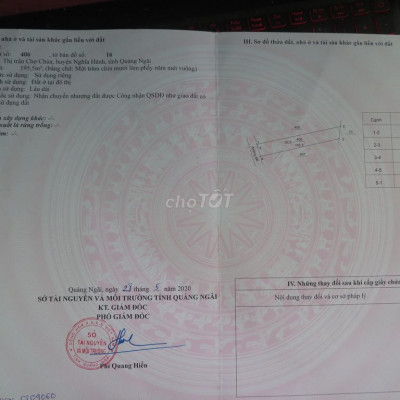 5.5X38 M2 ĐẤT ĐÔ THỊ - THỊ TRẤN CHỢ CHÙA