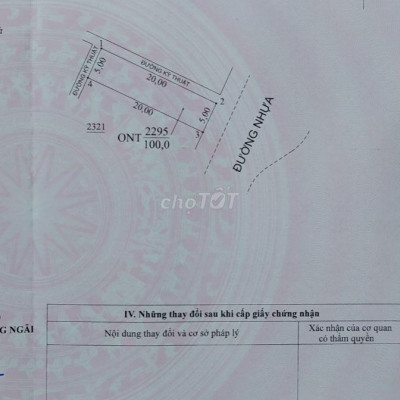 Bán nhanh lô góc 2 mặt diện dự án Phú Điền