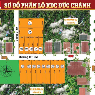 Đất nên khu dân cư Đức Chánh Quảng Ngãi 150m2