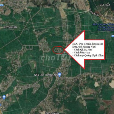 BÁN LÔ ĐẤT ĐẸP, ĐÃ CÓ SỔ - QUẢNG NGÃI