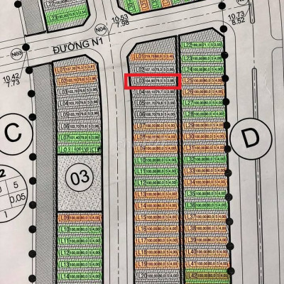 Cần bán lô đất dự án KDC Nghĩa Thuận, Quảng Ngãi
