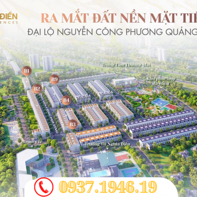 Chỉ đóng trước 850tr (50%) sở hữu đất mặt tiền kinh doanh trục đường lớn