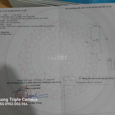 Đất 120m2 ngay chợ Dốc Chùi, SHR, chỉ 660 triệu