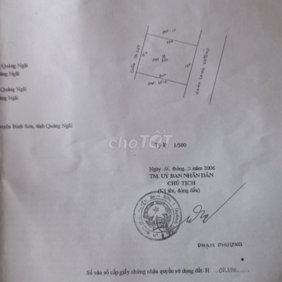 ĐẤT MẶT TIỀN GẦN BIỂN TẠI BÌNH HẢI