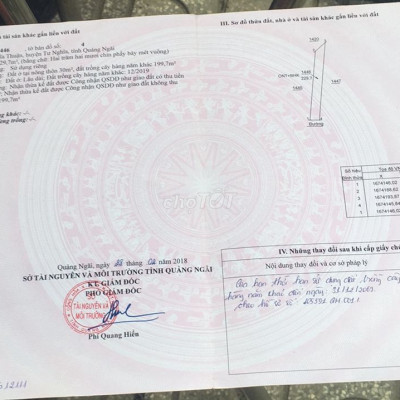 NỀN ĐẤT ĐẸP NGHĨA THUẬN NGAY THPT TƯ NGHĨA 2