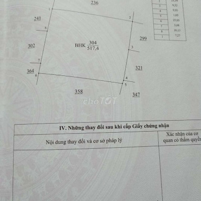 Bán lô đất BHK 517m2 Tịnh an gần bờ đập