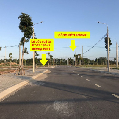 Lô góc NGÃ TƯ KDC Phú điền 190m² VIEW công viên