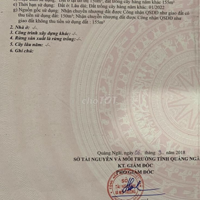 Đất Thị xã Đức Phổ 150m²