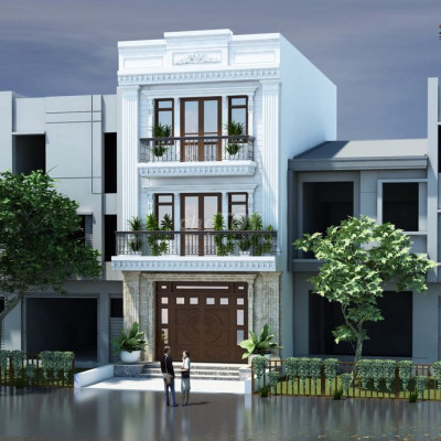 142 TRƯƠNG ĐỊNH, Q.NGÃI; 86.44m2, ĐNam, nở hậu, C4