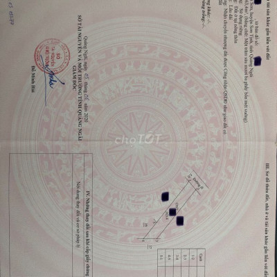 ĐẤT CHÍNH CHỦ 161m2 (5x32) Tịnh Sơn, Sơn Tịnh