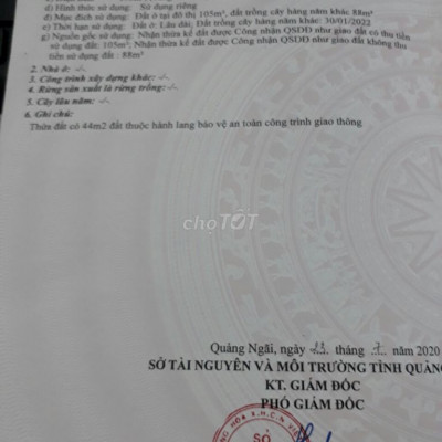 Đất Huyện Đức Phổ 193m² - Giá rẽ mùa Covid