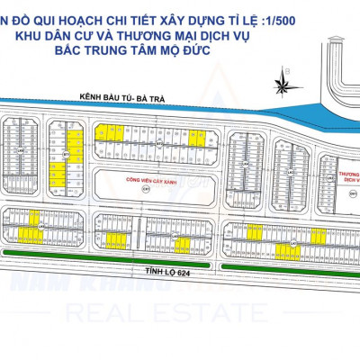 MỞ BÁN ĐẤT NỀN. KDC Và DỊCH VỤ THỊ TRẤN MỘ ĐỨC.