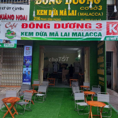 Cần Sang lại quán cà phê - Kem dừa malacca