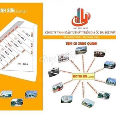 Đất sổ đỏ 161m2 trần Ngọc Duyên , Quảng Ngãi