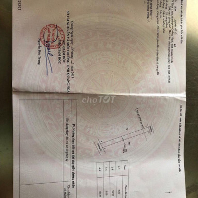 ĐẤT CÁCH QL 24B 200m· phía trước đường 4m, sau 7m