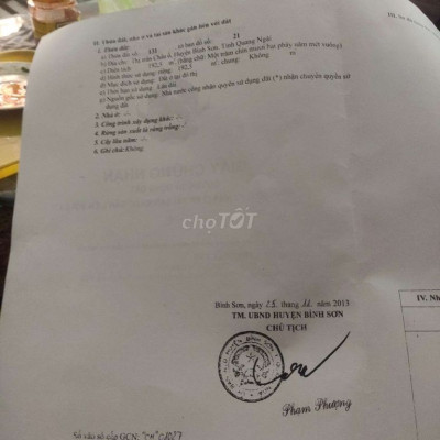 Cần bán nhà Thị Trấn Châu Ổ