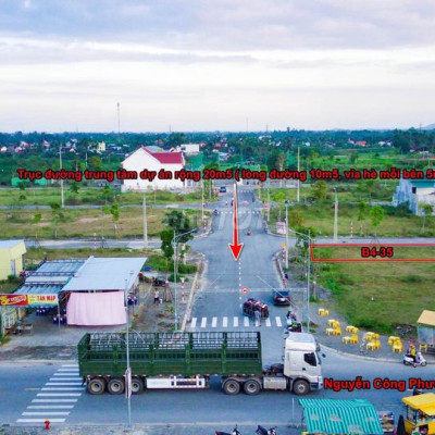 Lô góc khu dân cư Nguyễn Công Phương