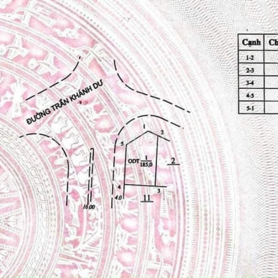 LÔ GÓC MẶT TIỀN TRẦN KHÁNH DƯ, MẶT TIỀN ĐƯỜNG 24M