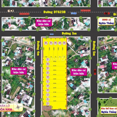 Bán đất ven thành phố Quảng Ngãi chỉ 390tr/lô