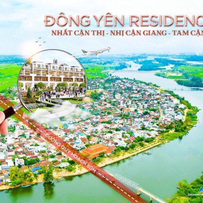 Chỉ 6,5 triệu/m2 sở hữu KDC Đông Yên,sổ đỏ lâu dài