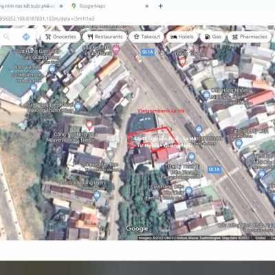 Mặt bằng kinh doanh 320m2 mặt tiền Quốc lộ 1