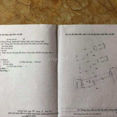 Chính chủ sổ hồng bán nhà nghỉ tại Quảng Ngãi.